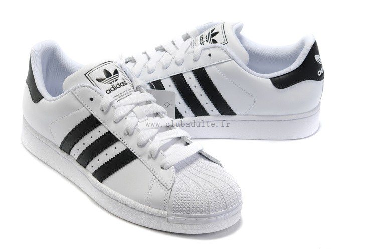 adidas femme blanc et noir